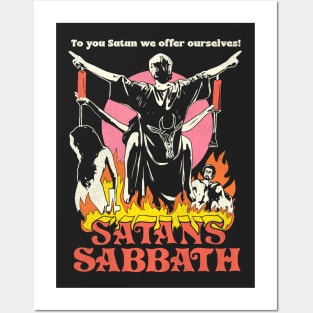 Satan's Sabbath --- Cult Black Mass Horror Posters and Art